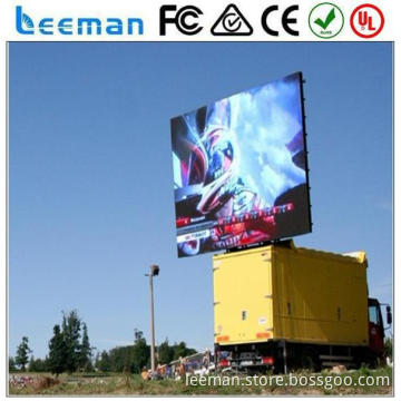 led advertising vehicle price Leeman 2015 new product mobile led truck screen for advertising